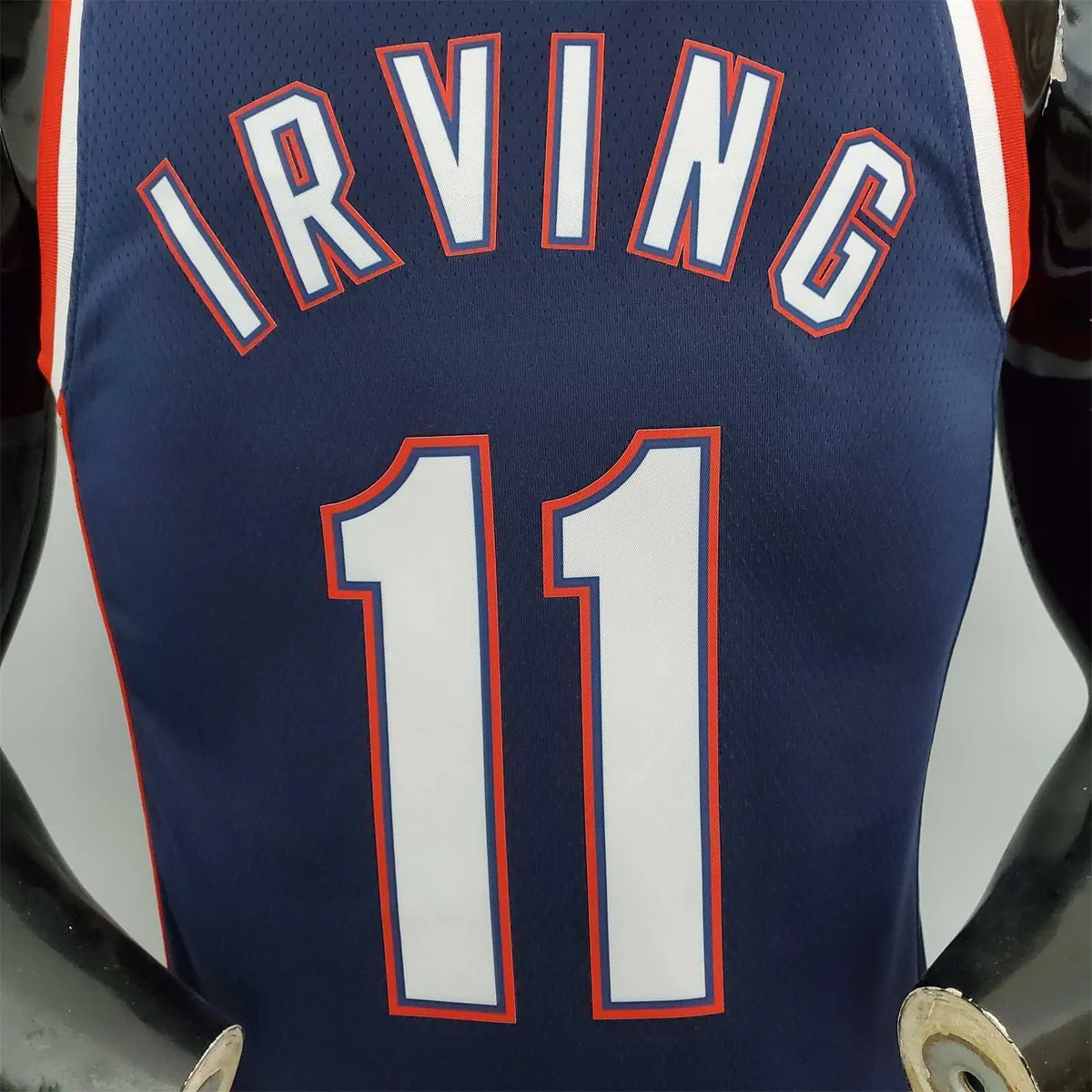 2022 75th Anniversary Irving #11 Nets City Edition Royal Blue 7