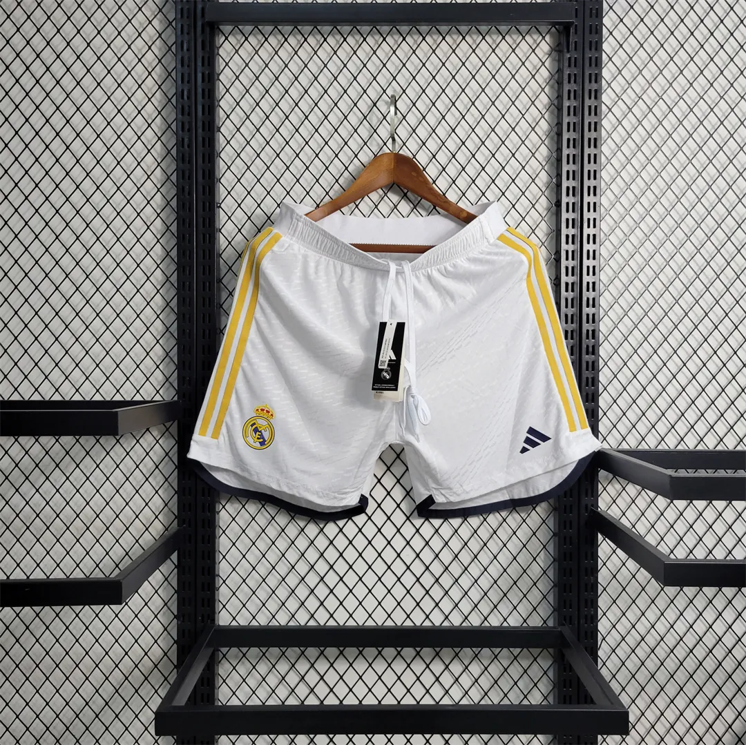 23-24 Real Madrid Player Version Shorts Home 7