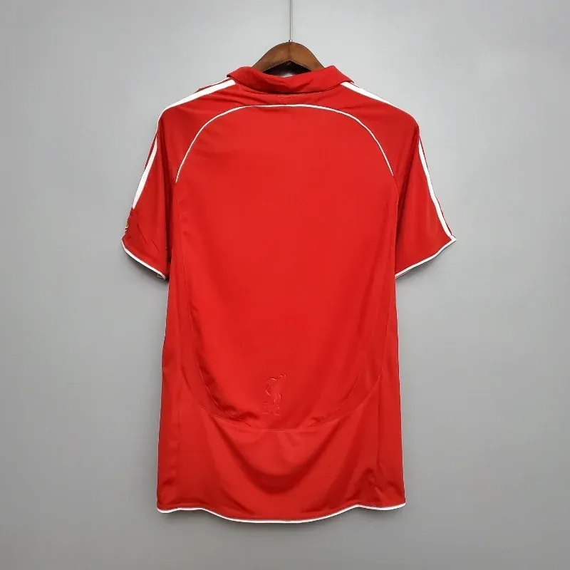06-07 Retro Liverpool Soccer Jersey Home S-2XL 8
