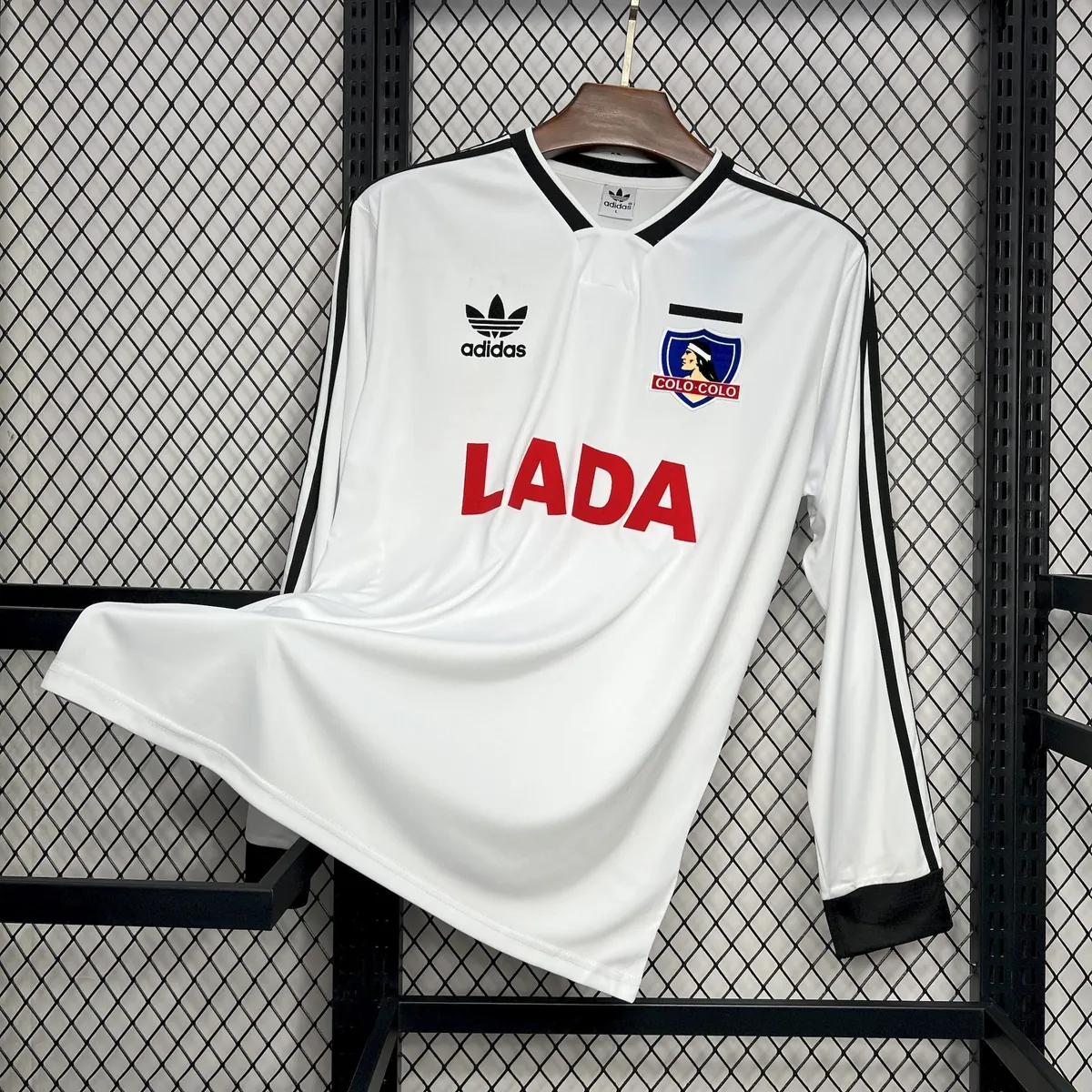 1991 Colo Colo Home Retro Kit Vintage Long Sleeve Shirt Football AAAAJersey Wholesale Yupoo 8