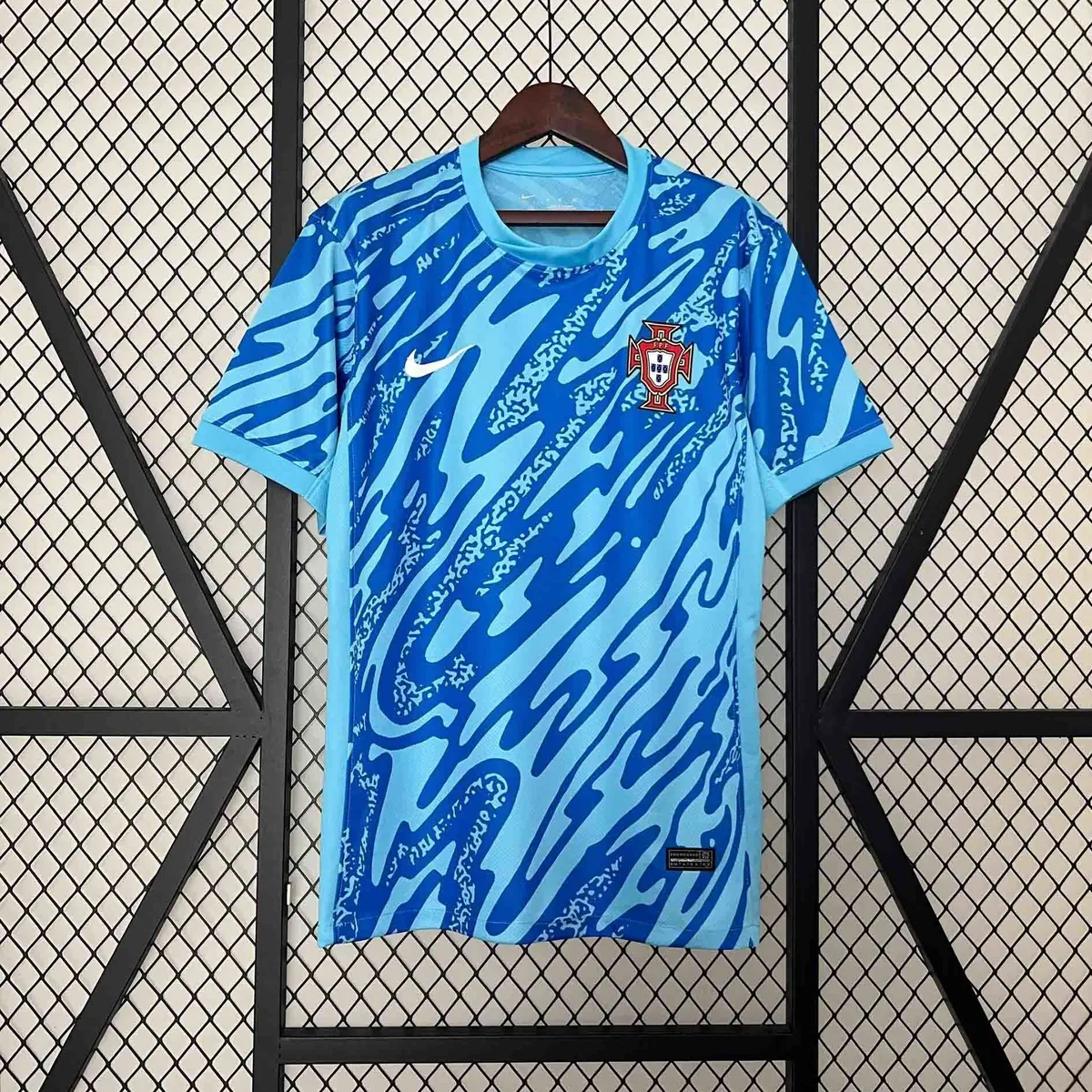 2024 Portugal Blue Goalkeeper Kit Sport AAAAJersey Yupoo 7