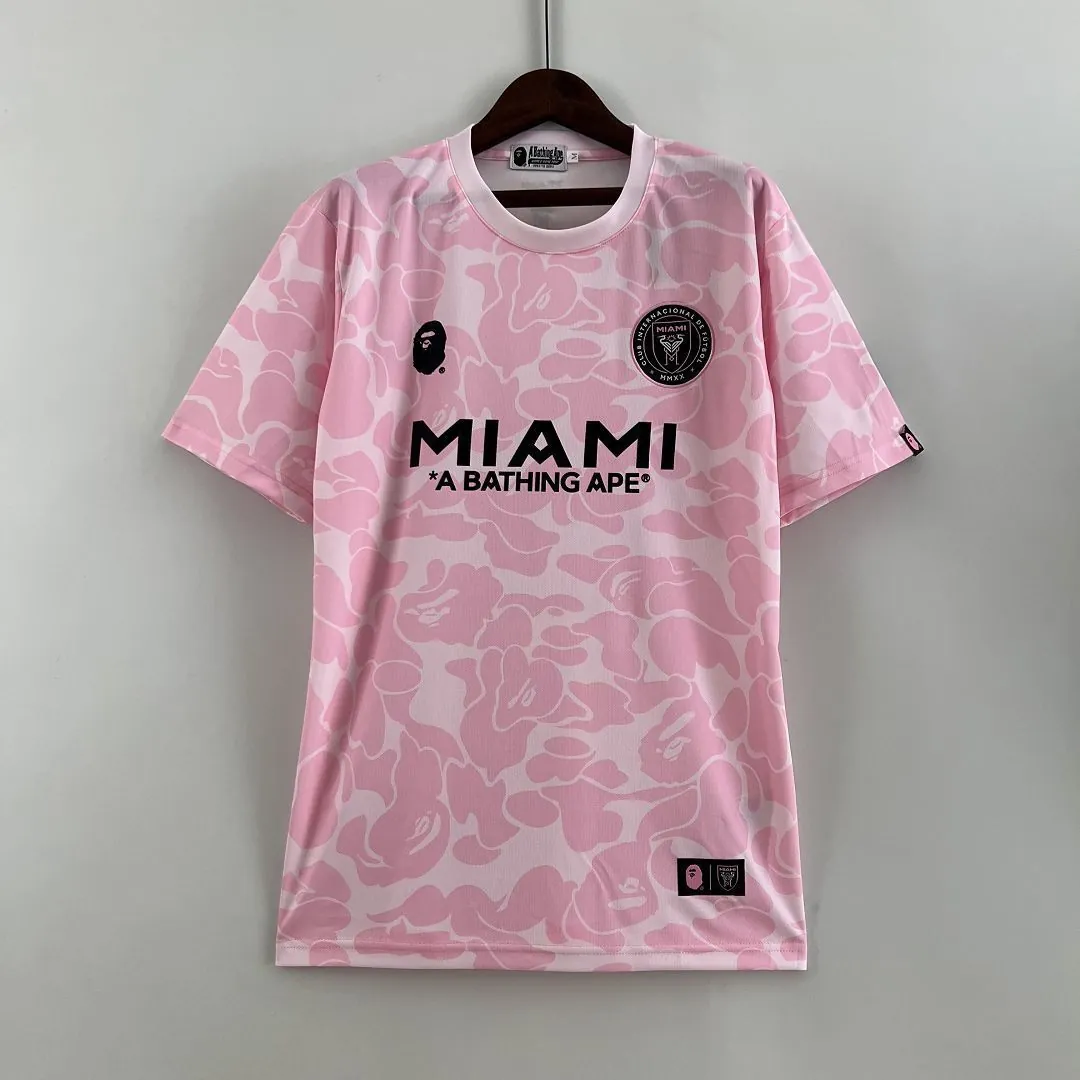 23-24 Inter Miami Limited Gris Pink Shirt Joint Edition Kit Soccer Jerseys Yupoo 9