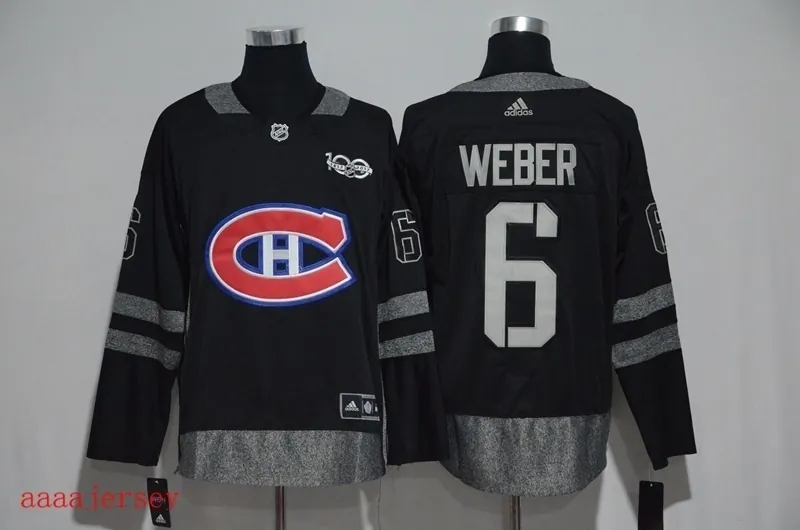 Montreal Canadiens 100 anniversary ice hockey jersey M-3XL 蒙特利尔加拿大人100周年纪念版冰球服 3