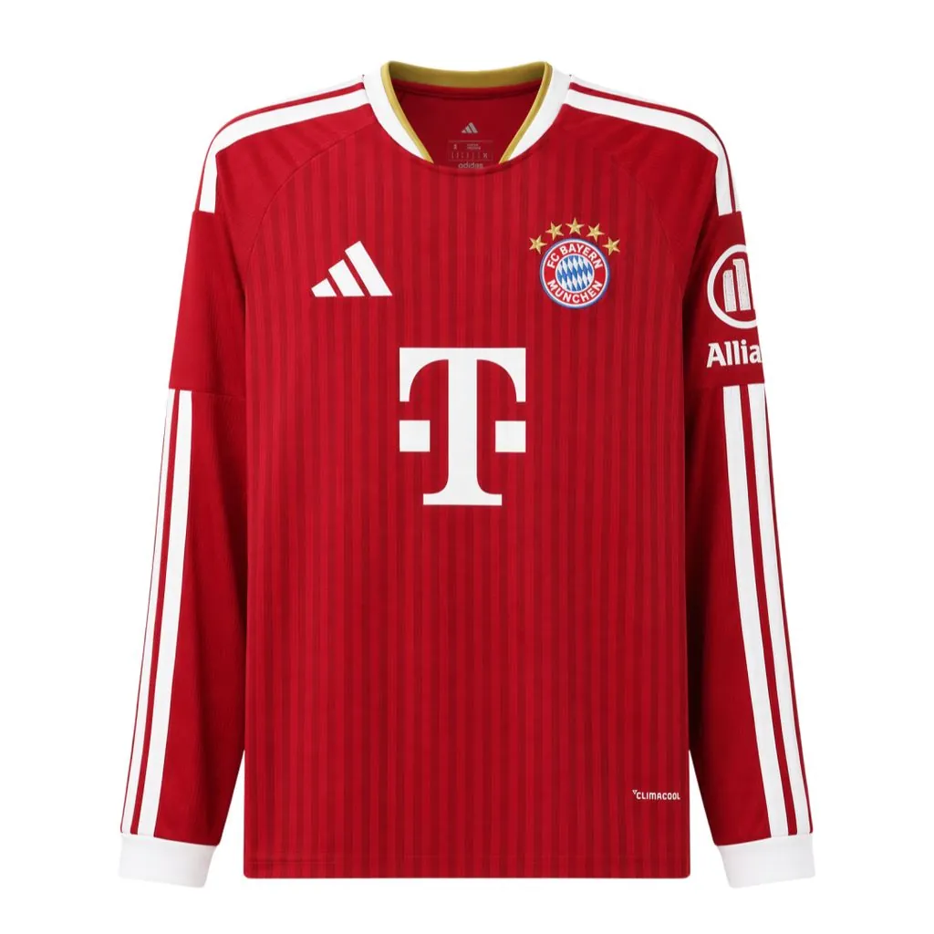 26-27 Bayern Munich Mens Home Kit Football Long Sleeve T-Shirt AAAAJersey Supply Yupoo 4 4