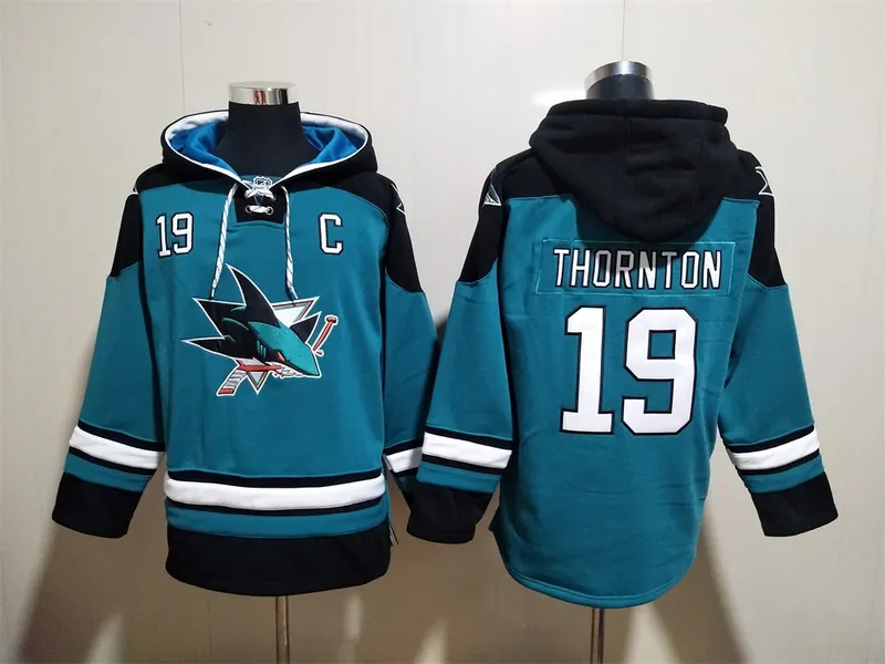 Jose Sharks Hoodie Ice Hockey jersey【ID4161458】 M-3XL 圣荷西鲨鱼队帽衫冰球服 6