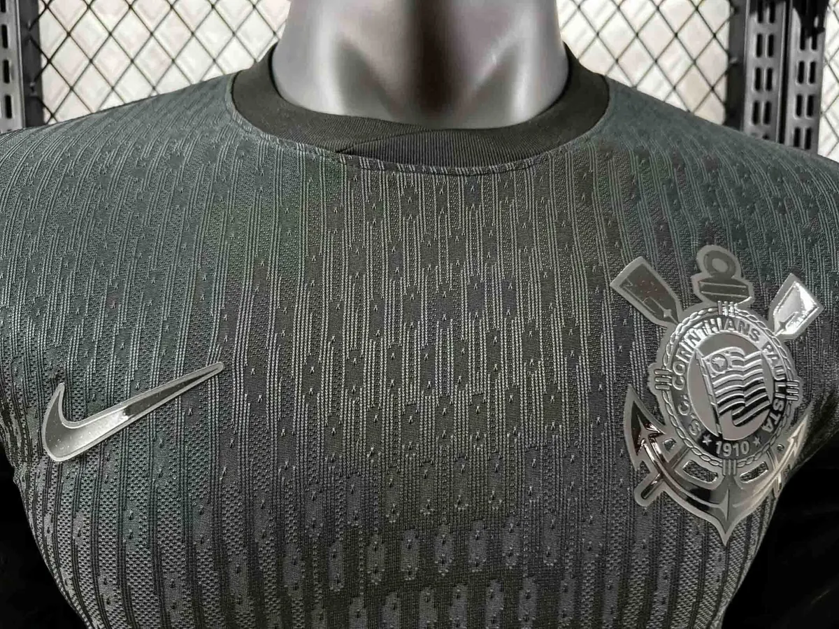24-25 Corinthians Away Long Sleeve Kit Player Version Shirt Best Wholesale Yupoo 3