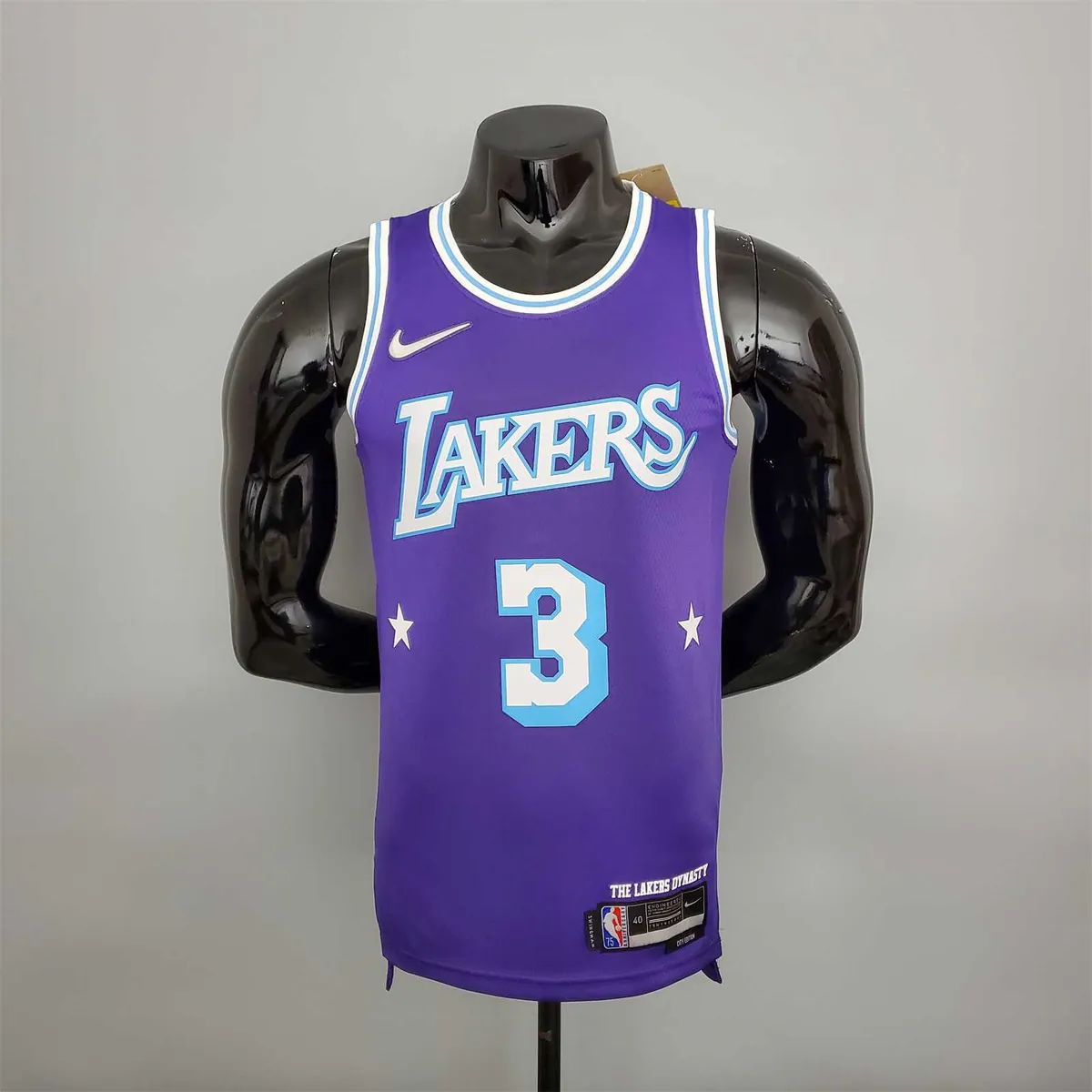 2022 75th Anniversary Davis #3 Lakers City Edition Purple 8