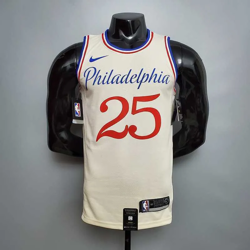 2020 Philadelphia 76ers SIMMONS#25 City Limited Edition Beige 8
