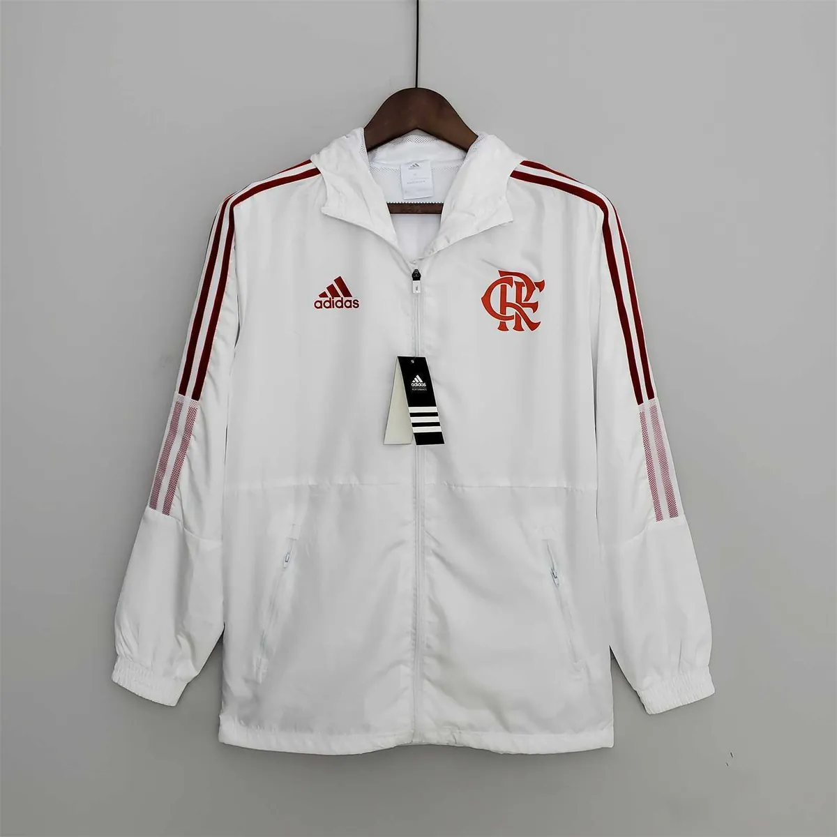 22-23 Flamengo white windbreaker 8