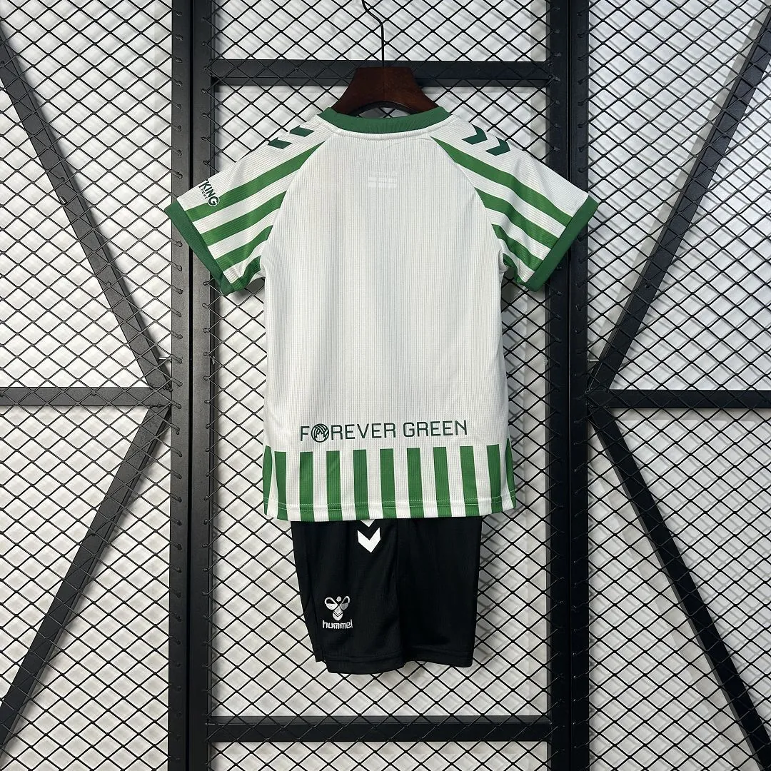 24-25 Real Betis Conference League Final Kid Kits Youth Apparels AAAAJersey Wholesale Yupoo 4