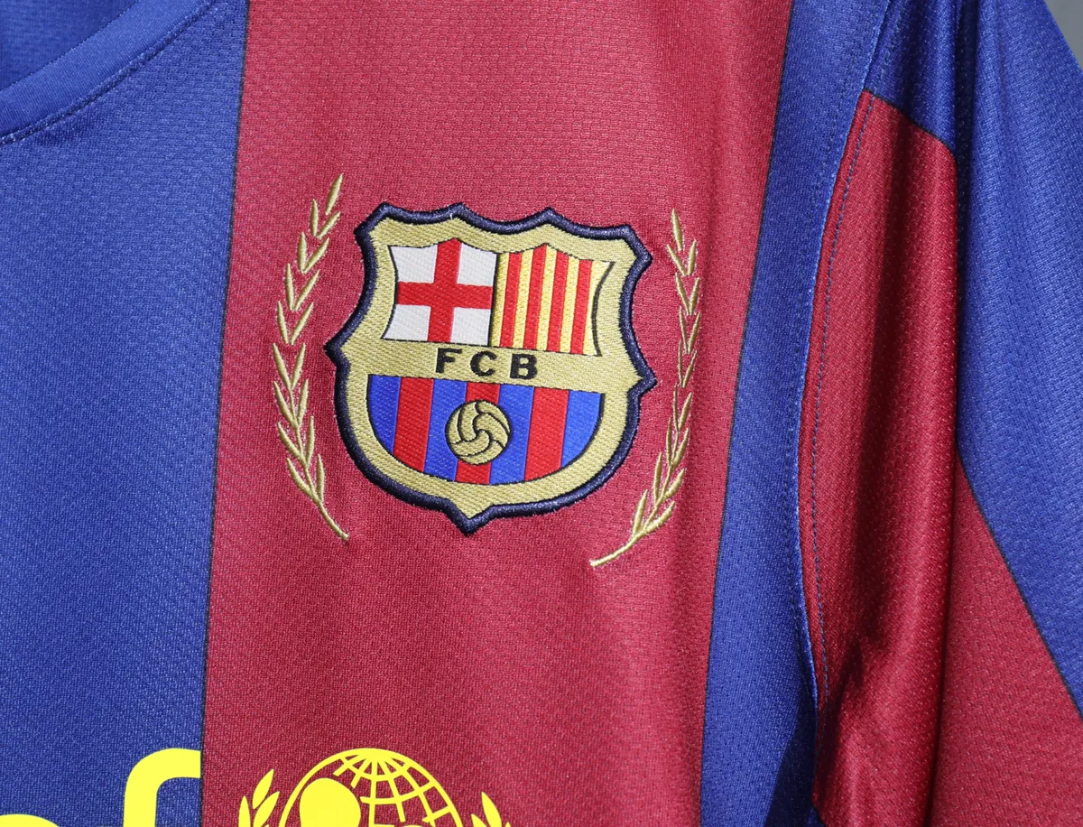 07-08 Barcelona Home Retro Kit Vintage Player Version Sino Shirt AAAAJersey Dropship Yupoo 2
