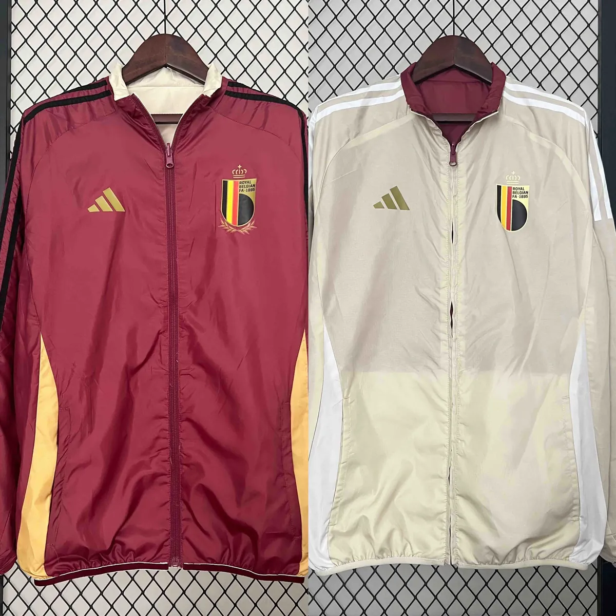 2024 Belgium Trench Coat Reversible Windbreaker Double-Sides Jacket AAAAJersey Supplier Yupoo 7