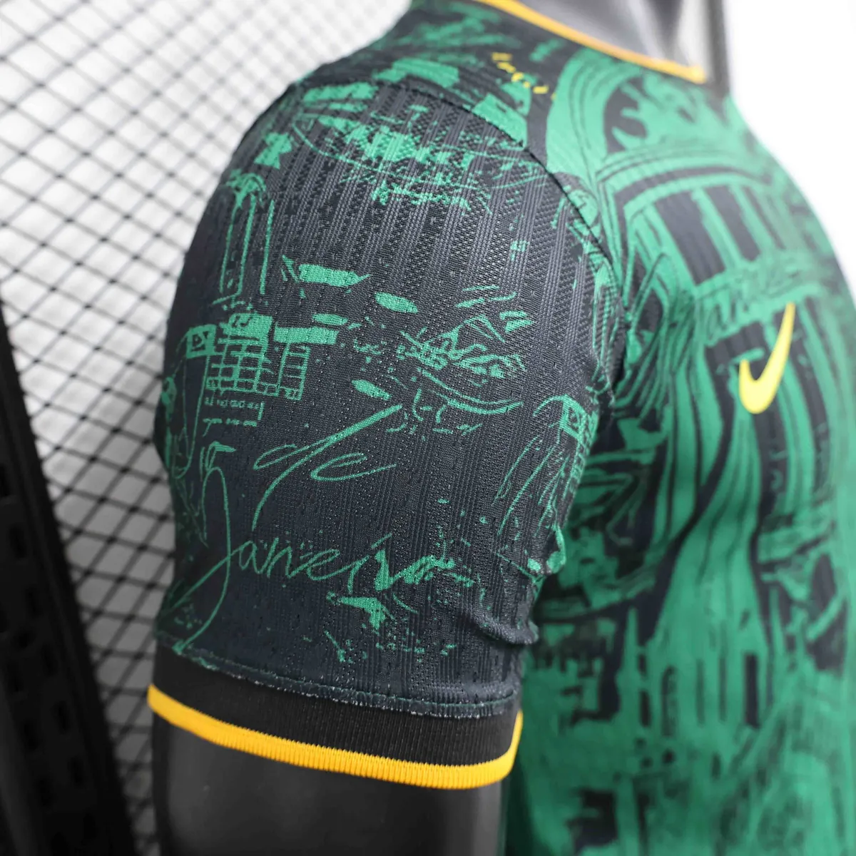 2024 Brazil Green Church Special Edition Player Version Shirt AAAAJersey Supplier Yupoo 3