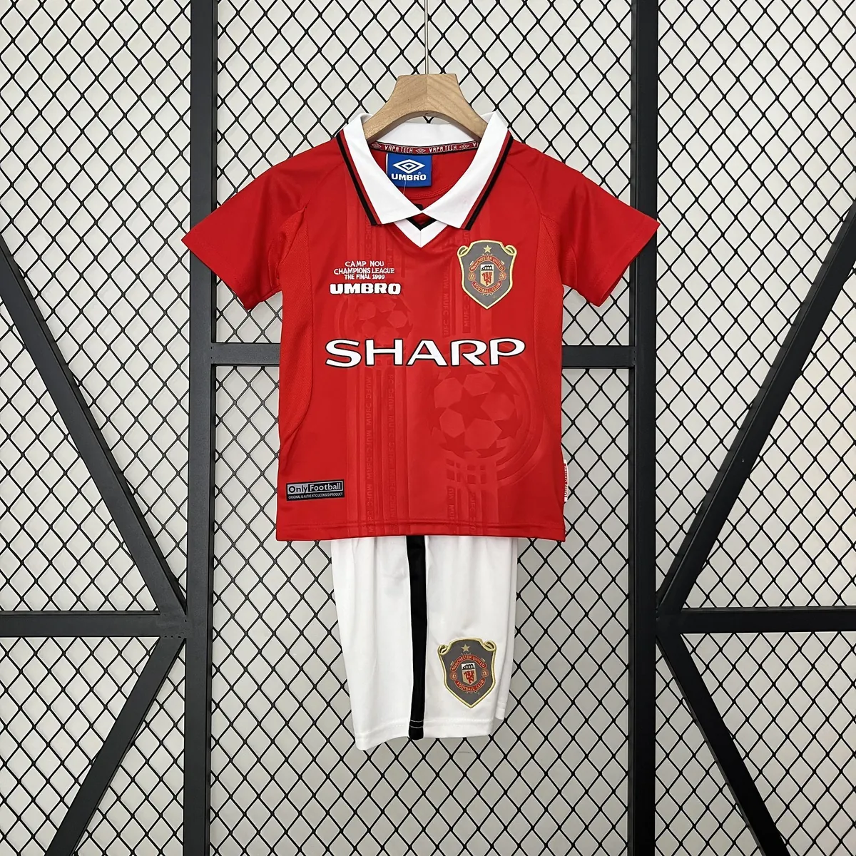 99-00 Manchester United Home Retro Kid Kits Youth Apparels AAAAJersey Wholesale Yupoo 9