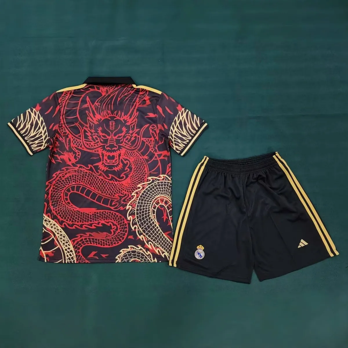 24-25 Real Madrid Specia Edition Kits Dragon Concept Red Suits Football AAAAJerseys Yupoo 1