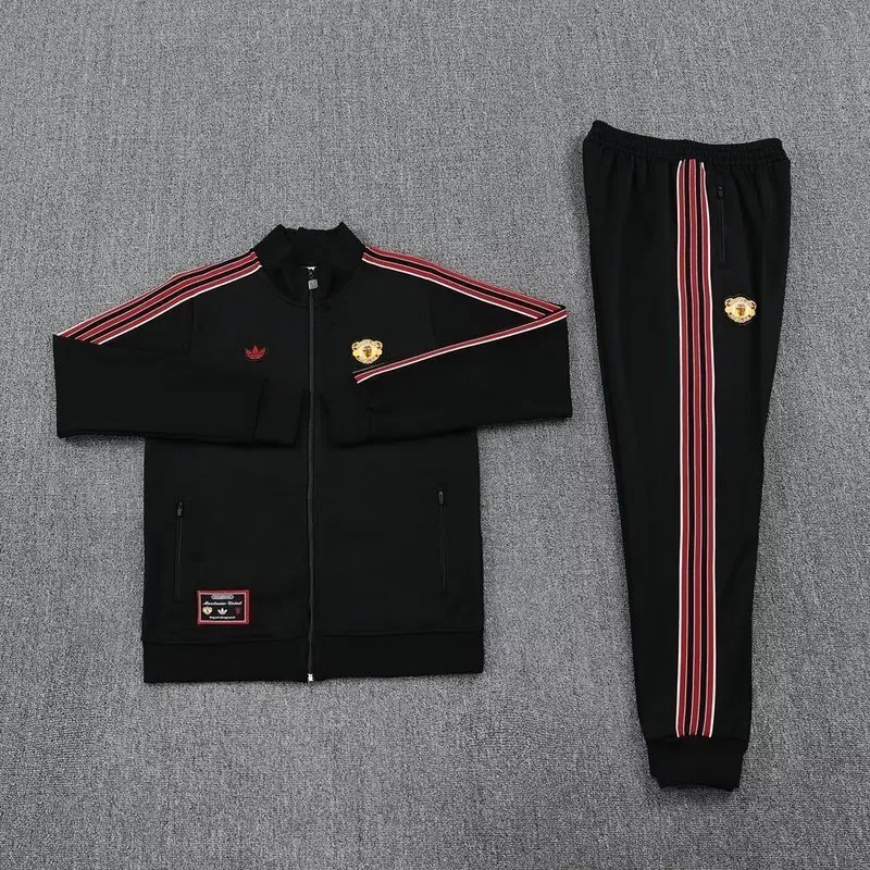 25-26 Manchester United Terrace Icons Track Long Football Jacket Suits 1