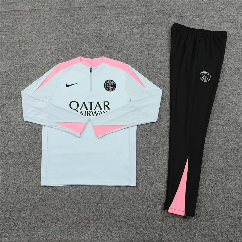 24-25 PSG Player Long Sleeve Training Suit Football Shirts 1