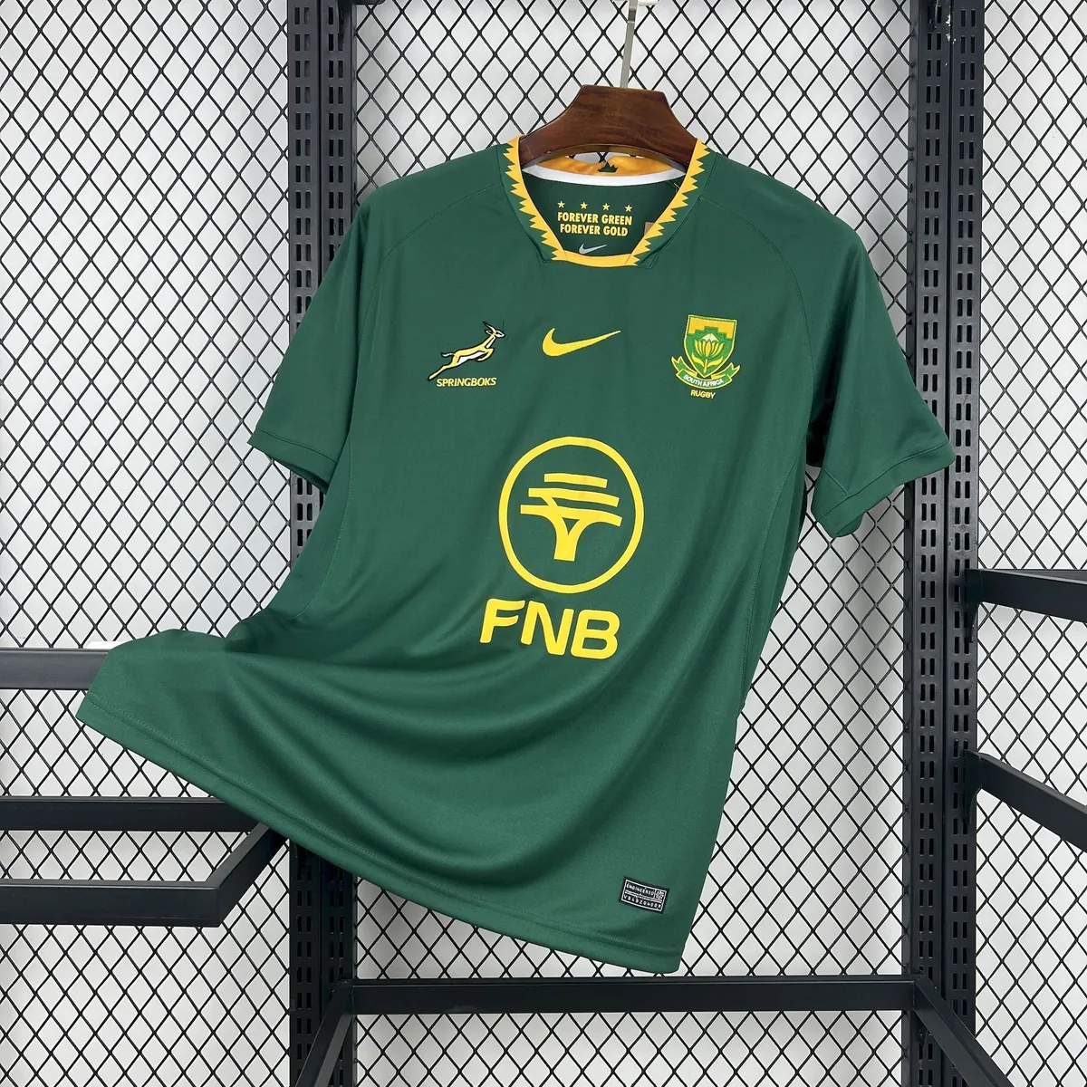 South Africa 2026 Mens Springbok Home Green Soccer T-Shirt AAAAJersey Wholesale Yupoo 3