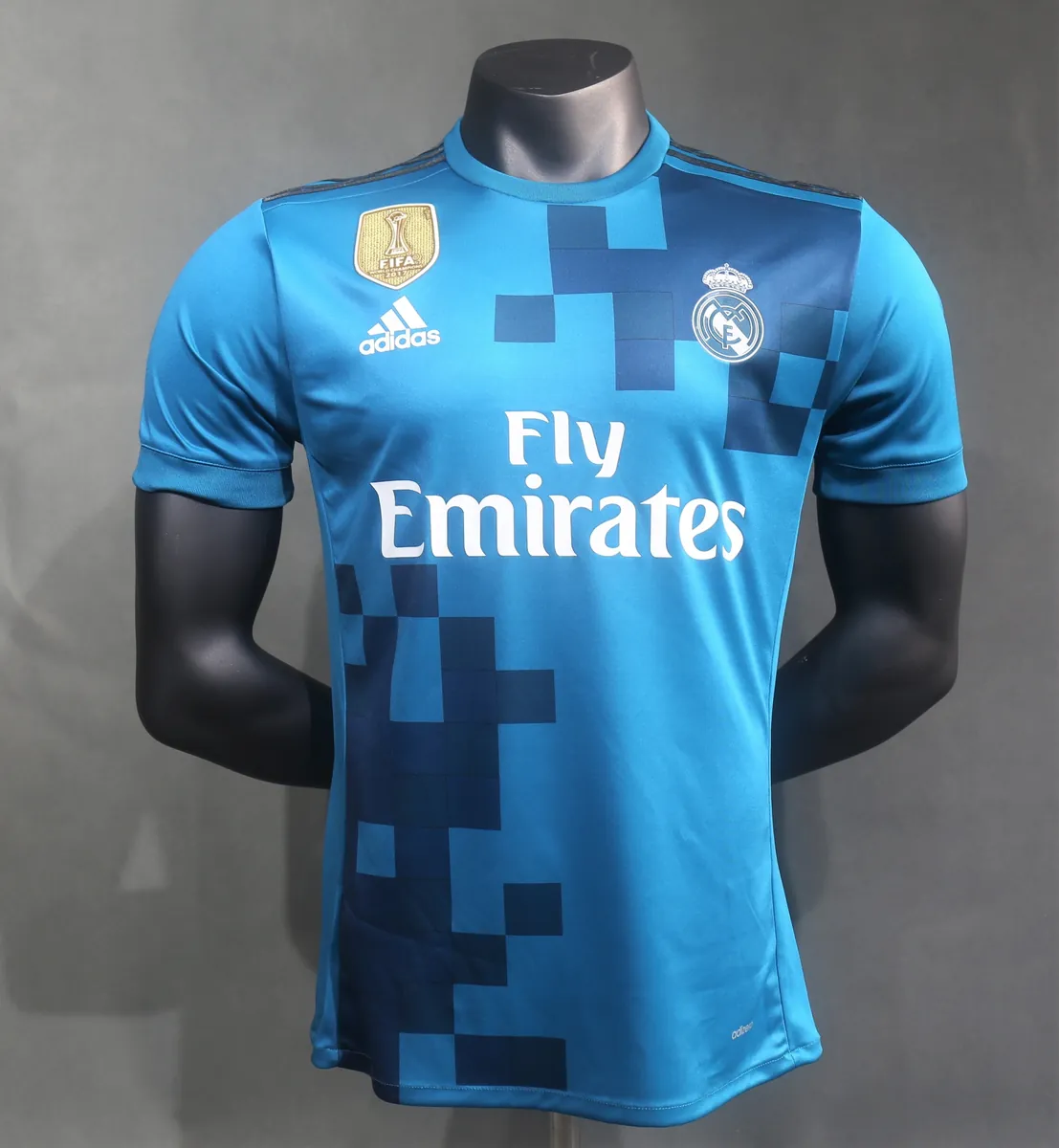 17-18 Real Madrid Third Away Retro Kit Vintage Player Version Sino Shirt AAAAJersey Dropship Yu 6