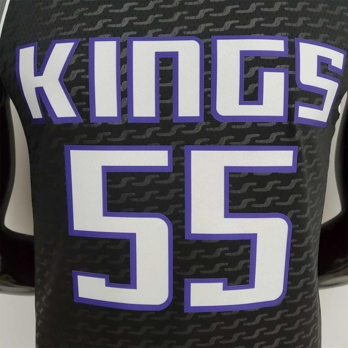 75th Anniversary Williams#55 Jordan Kings Black NBA Jersey 3