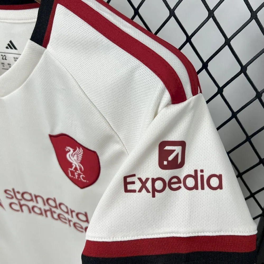 25-26 Liverpool Away Kids Kit Soccer Youth Apparels AAAAJersey Supply Yupoo 4