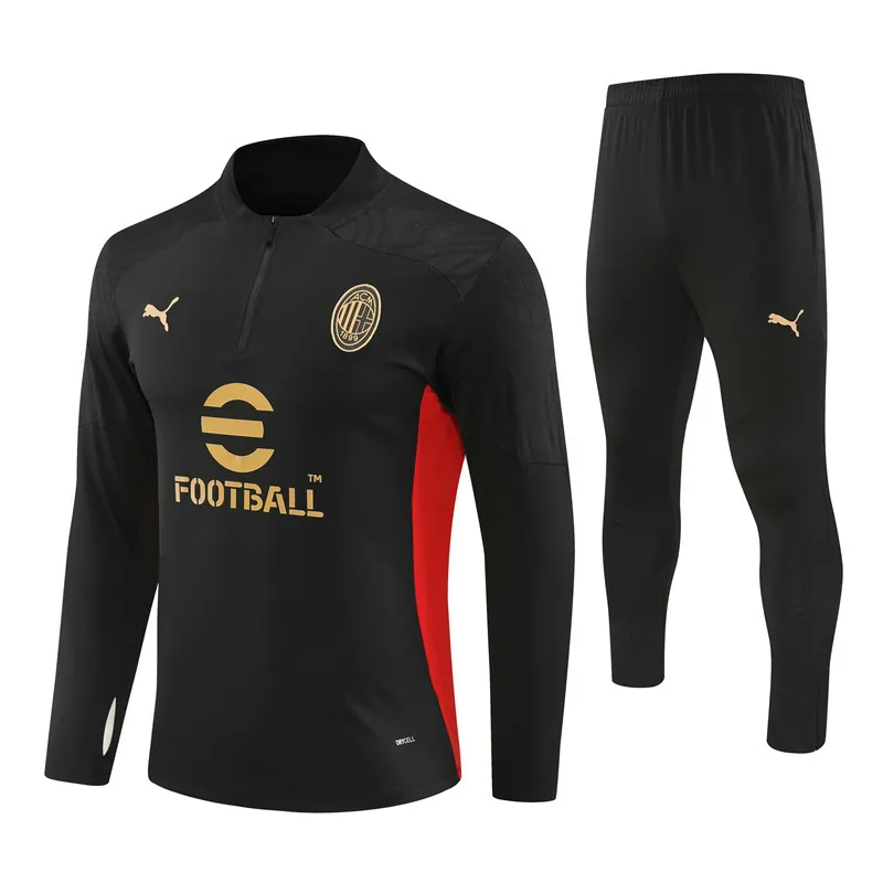 24-25 AC Milan Long Sleeve Training Suit Football Shirts 4