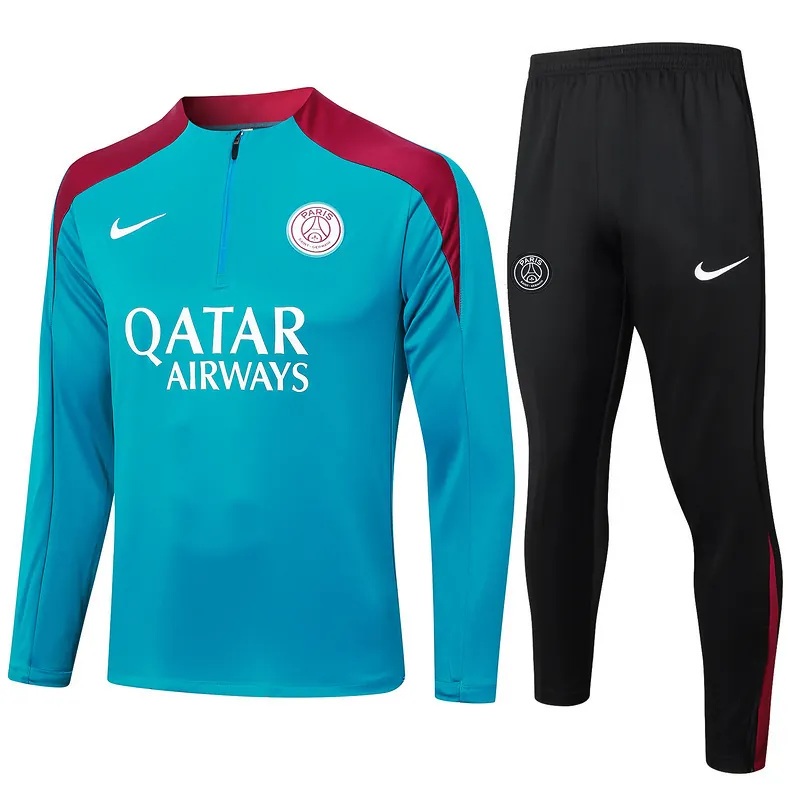 24-25 PSG Long Sleeve Training Suit Football Shirts 3