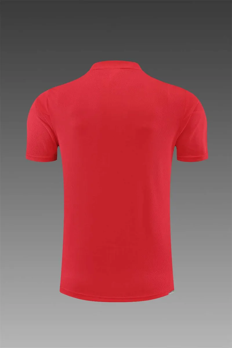 22-23 Manchester United Training Suit Short Sleeve Kit Red 8