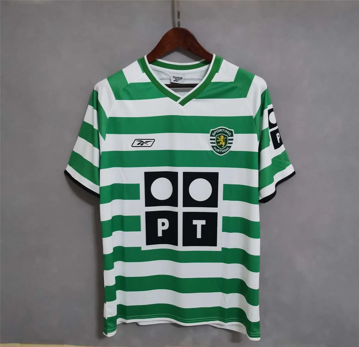 03-04 Sporting Lisbon Home Retro Kit Vintage Shirt Football Jerseys Yupoo 5