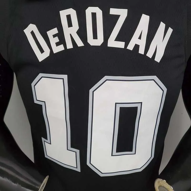 New DeROZAN#10 season Spurs City Edition black 3