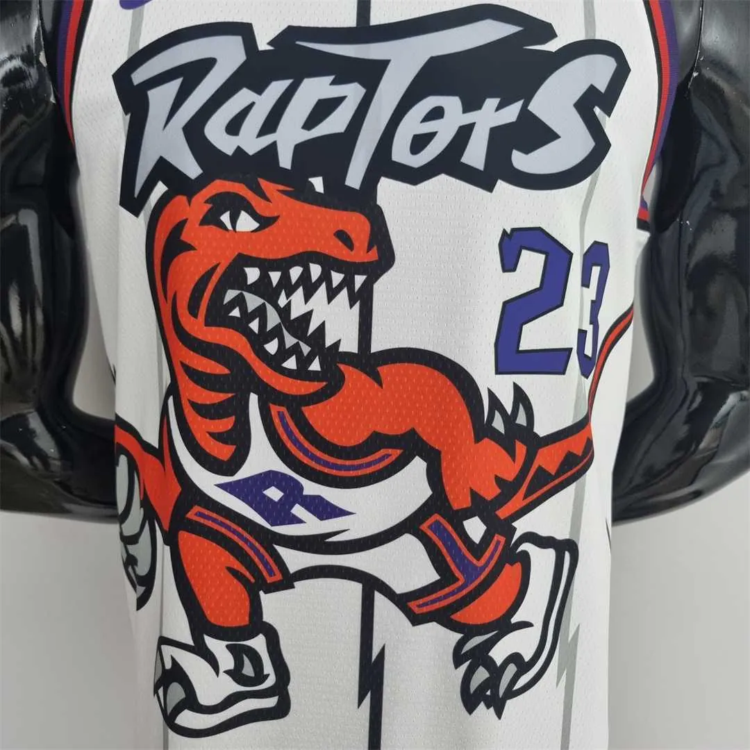 Toronto Raptors VANVLEET#23 White NBA Jersey 7