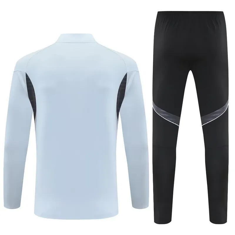 25-26 Japan Grey Training Kits Long Football Tracksuits 2