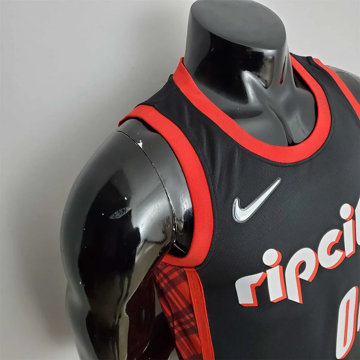2022 Season Anthony#00 Trail Blazers Urban Edition Black NBA Jersey 4