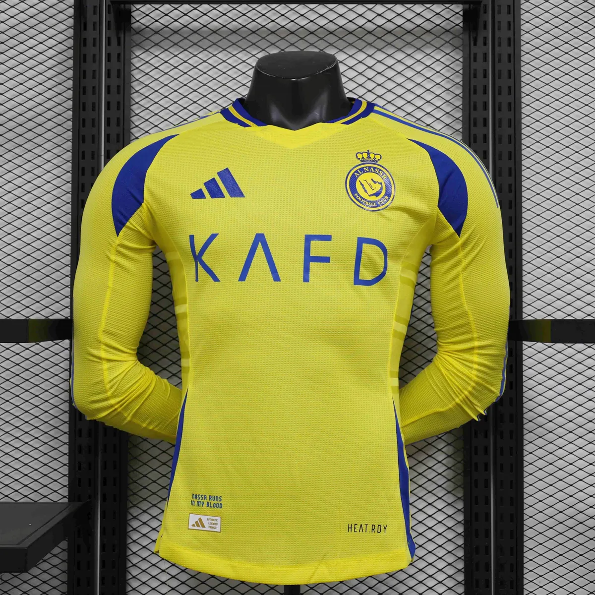 24-25 Al-Nassr Home Long Sleeve Kit Player Version Shirt Soccer AAAAJersey Yupoo 4