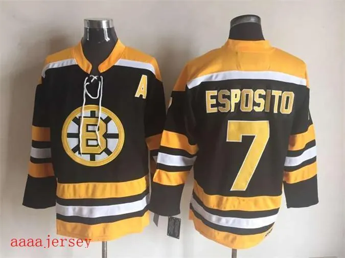 Boston Bruins retro ice hockey jersey M-3XL 波士顿棕熊队复古冰球服 5