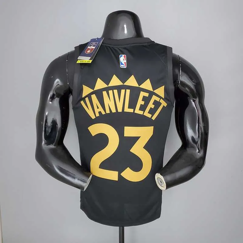 2021 VANVLEET#23 Raptors black gold 5