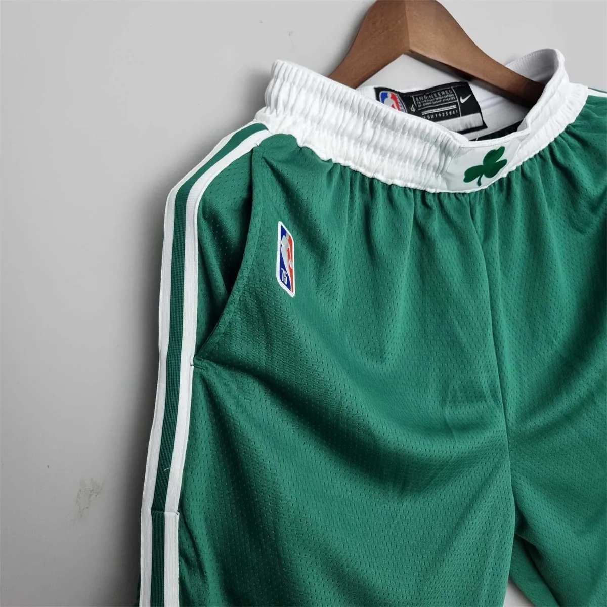 75th Anniversary Boston Celtics Green Shorts NBA 7
