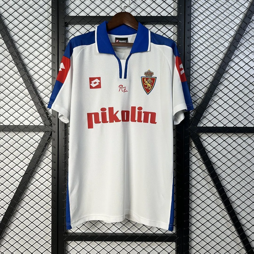2004 Zaragoza Home Retro Kit Vintage Shirt Soccer AAAAJersey Yupoo 8