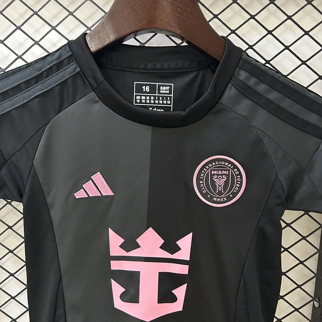 25-26 Inter Miami Away Kid Kits Youth Apparels AAAAJersey Dropship Yupoo 1
