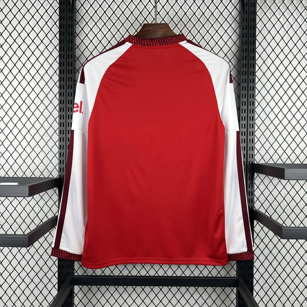 26-27 Arsenal Mens Home Kit Soccer Long Sleeve T-Shirt AAAAJersey Dropship Yupoo 2 2