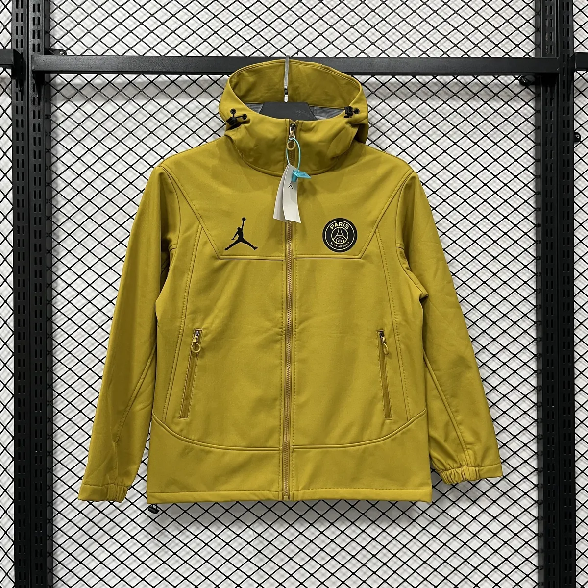 25-26 PSG hardshell jacket Kit Soccer Windbreaker AAAAJersey Supply Yupoo 3