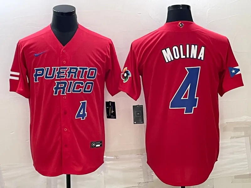 Puerto Rico 2023 World Cup Baseball Jerseys 17