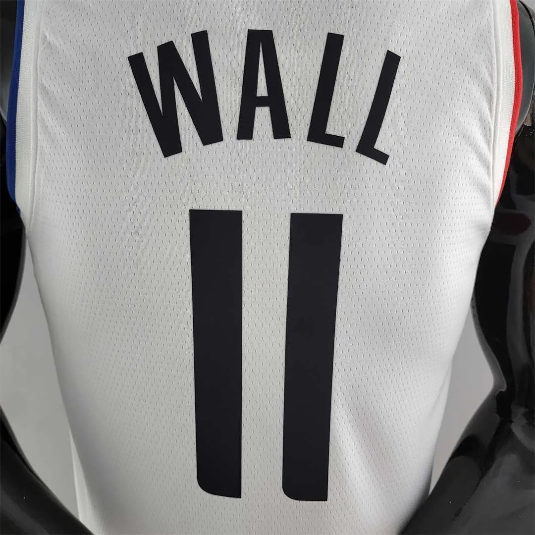 WALL#11 Los Angeles Clippers White NBA jersey 2