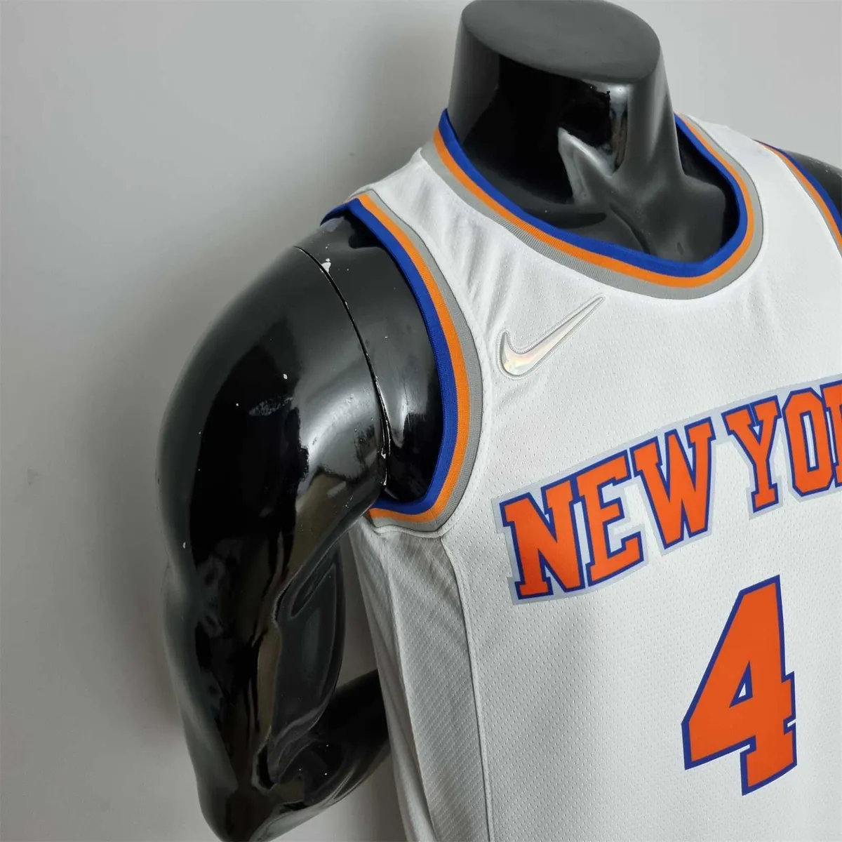 75th Anniversary Ross #4 New York Knicks White NBA Jersey 8