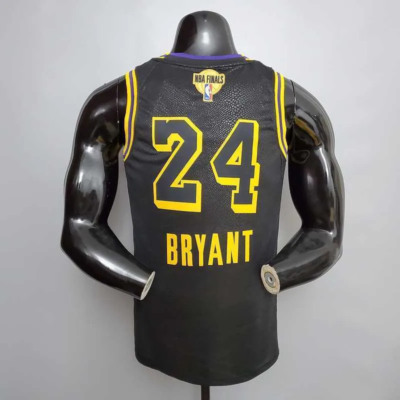 New Bryant #24 Lakers black 12