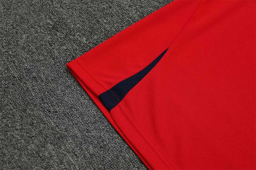22-23 Atletico Madrid training suit short sleeve kit red 9