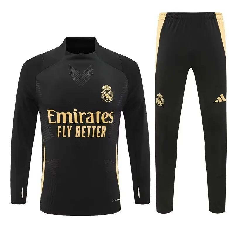 24-25 Real Madrid Long Sleeve Training Suit Football Shirts 3