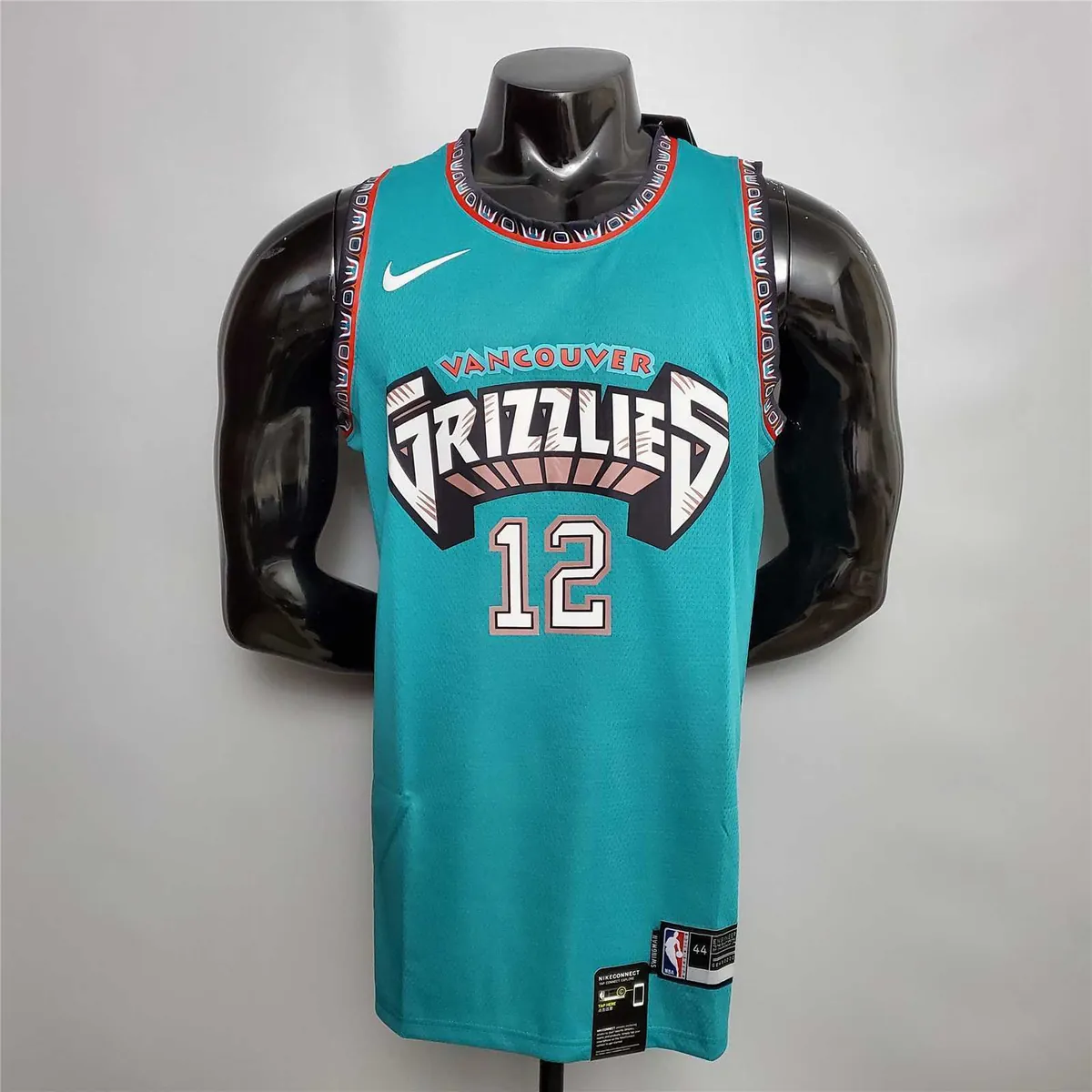 Morant #12 Memphis Grizzlies green 7