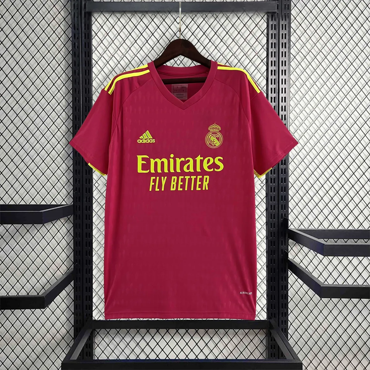 23-24 Real Madrid Goalkeeper Shirt Red Kit Cheap Soccer Jerseys 5