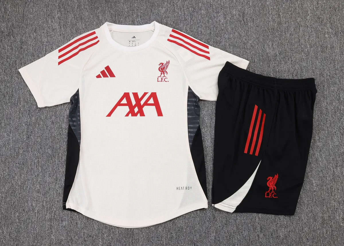 25-26 Liverpool Khaki Training Player Version Kits Football Tracksuits 2